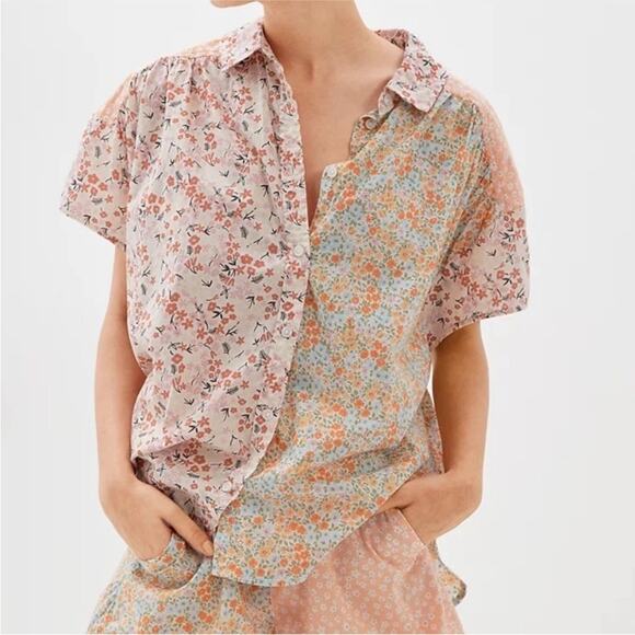 American Eagle Oversized Beach Shirt